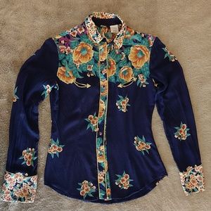 Vintage Western Floral Shirt